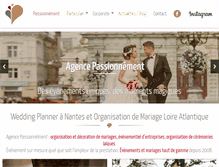 Tablet Screenshot of agence-passionnement.com